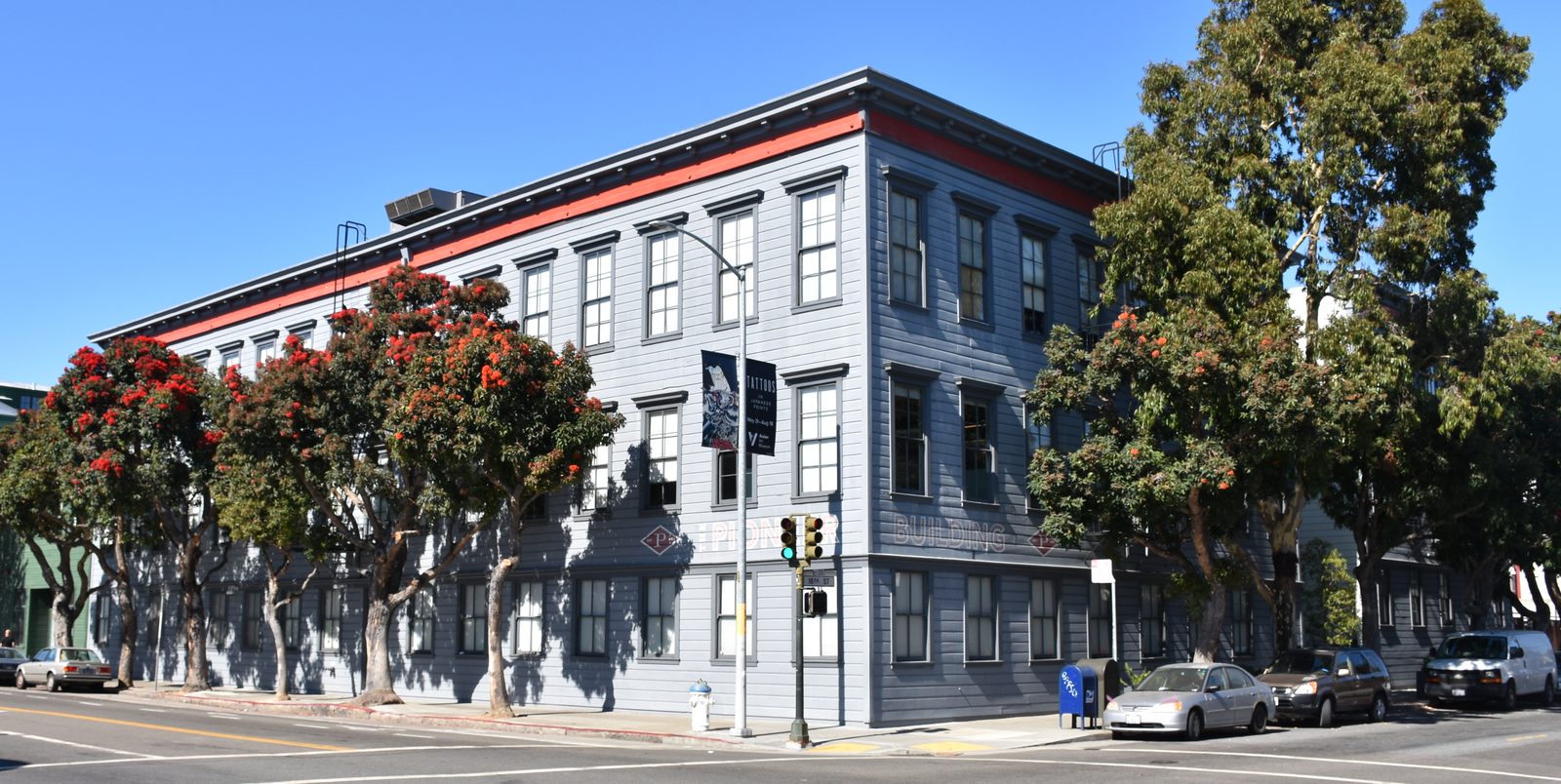 The Pioneer Building in San Francisco's Mission District, OpenAI's longtime headquarters.