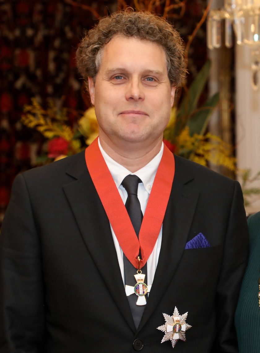 Sir Peter Beck, founder and CEO of Rocket Lab, following his investiture as a Knight Companion of the New Zealand Order of Merit at Government House, Wellington, September 2024.